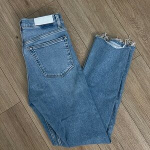 Re/done blue jeans straight leg